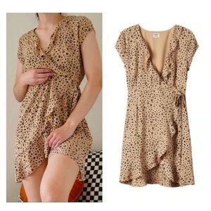 Aritzia Sunday Best Savoy Leopard Print Dress- Size Small